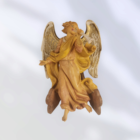 Vintage Italy Musical Angle Wall Hanging Resin Plaque